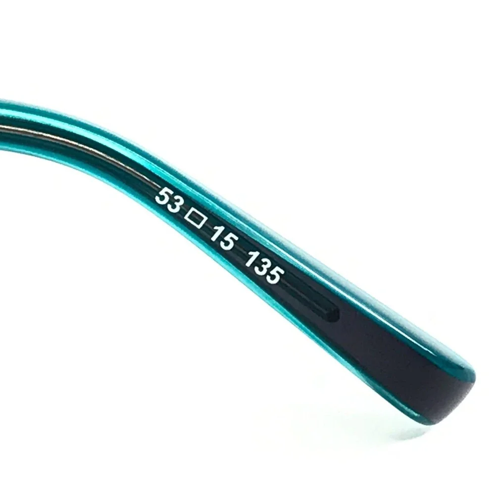 Etnia Barcelona Eyeglasses Frames KYOTO GYTQ Gray Turquoise Cat Eye 53-15-135